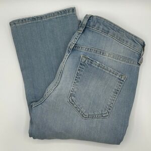 Free People We The Free Light Wash Denim Jeans Distressed Bootcut Womens 26 NWOT